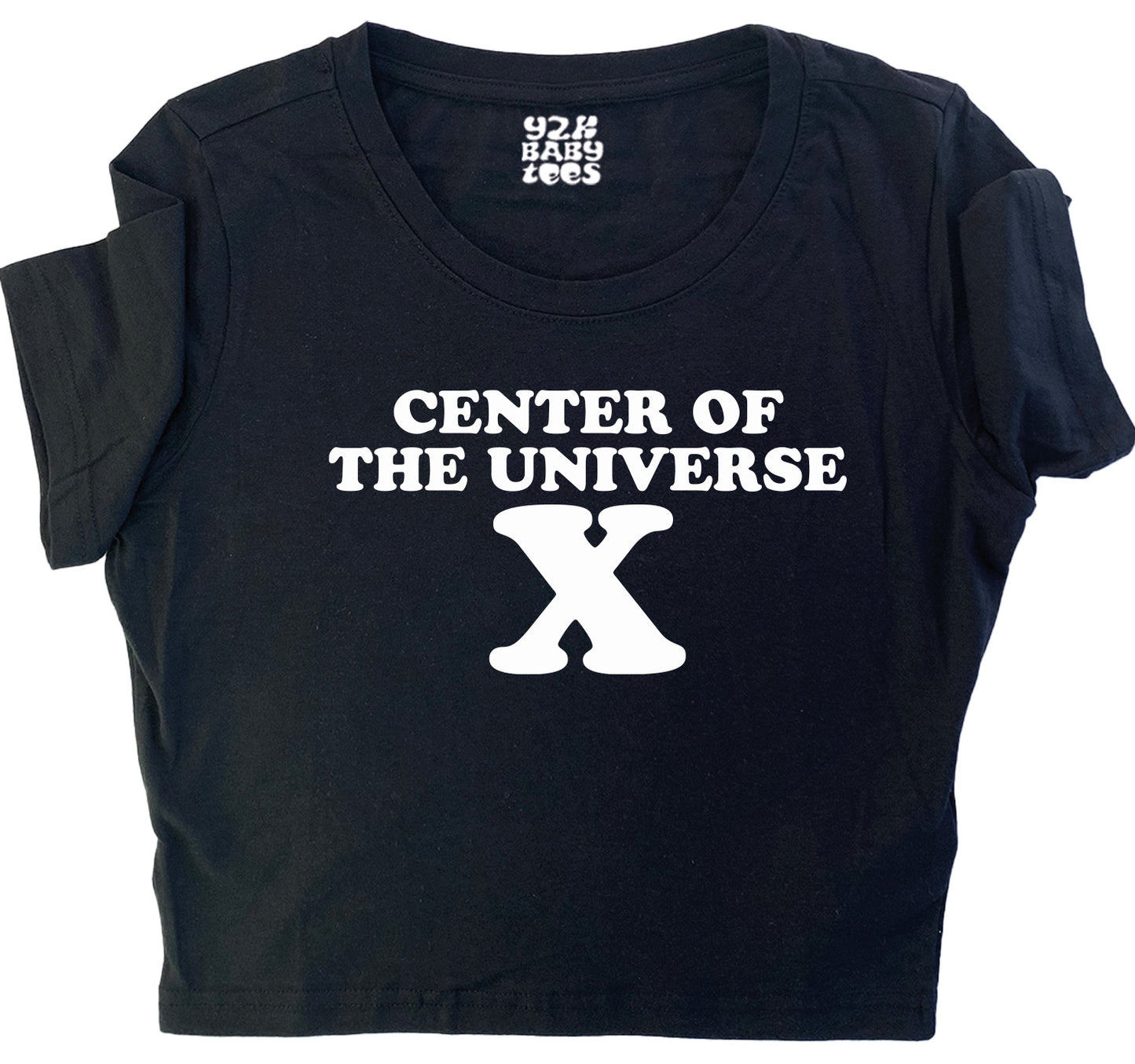 Center Of The Universe Baby Tee Crop Top