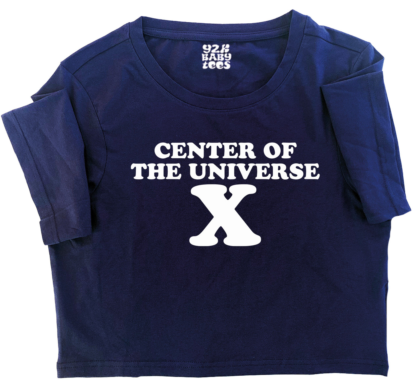 Center Of The Universe Baby Tee Crop Top