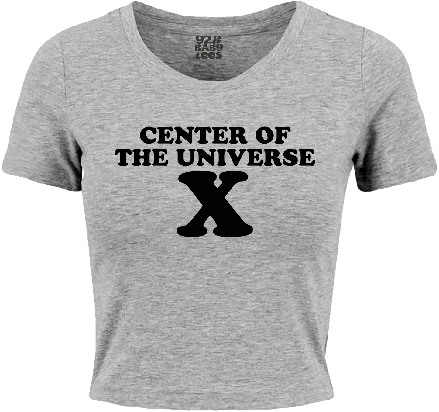 Center Of The Universe Baby Tee Crop Top