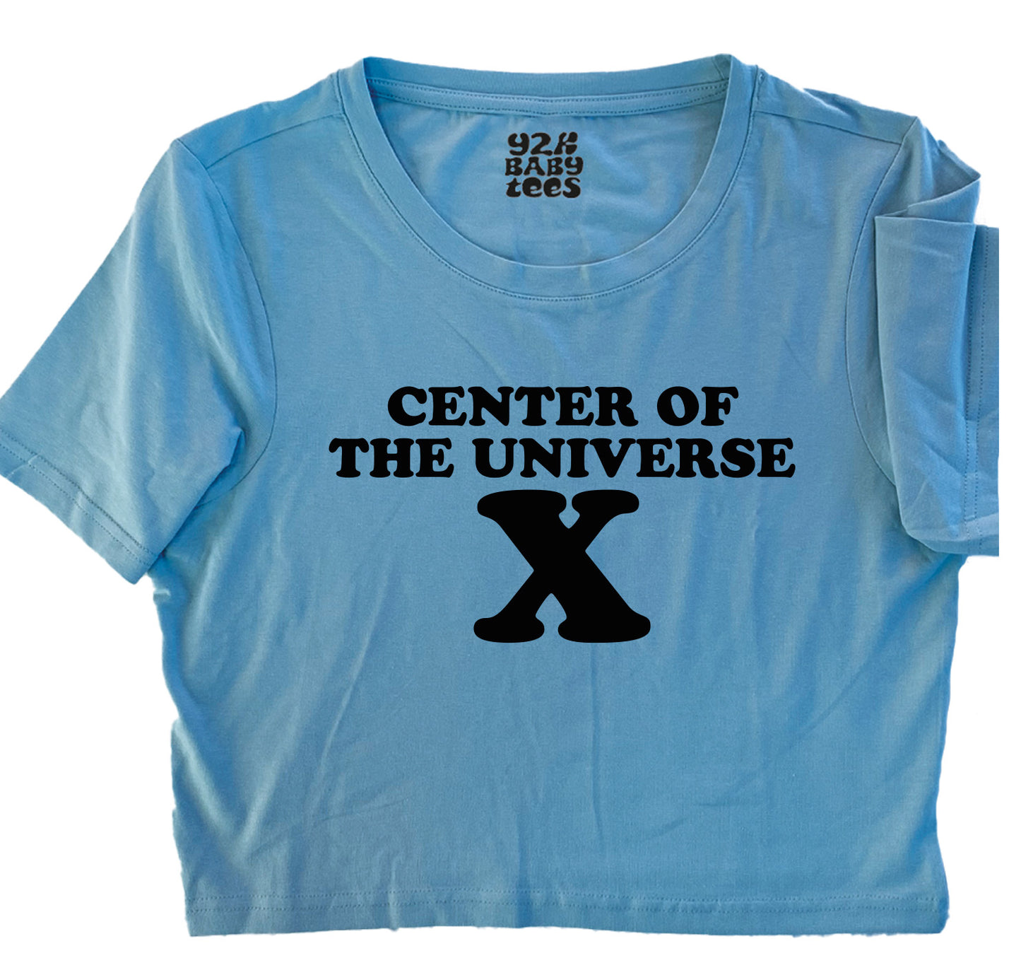 Center Of The Universe Baby Tee Crop Top